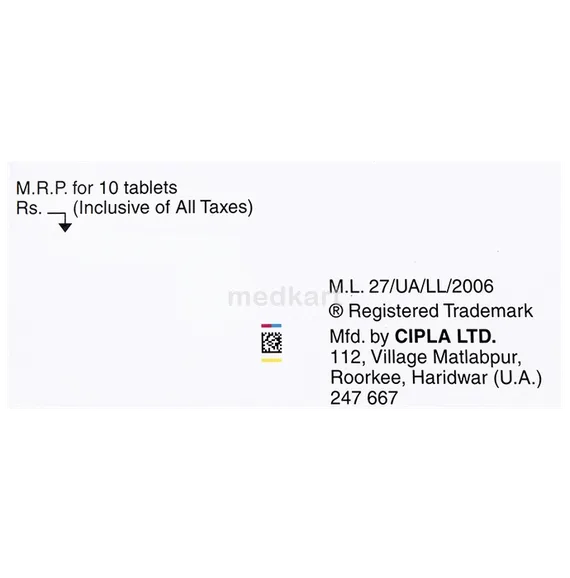 reactin 100mg tablet 10's